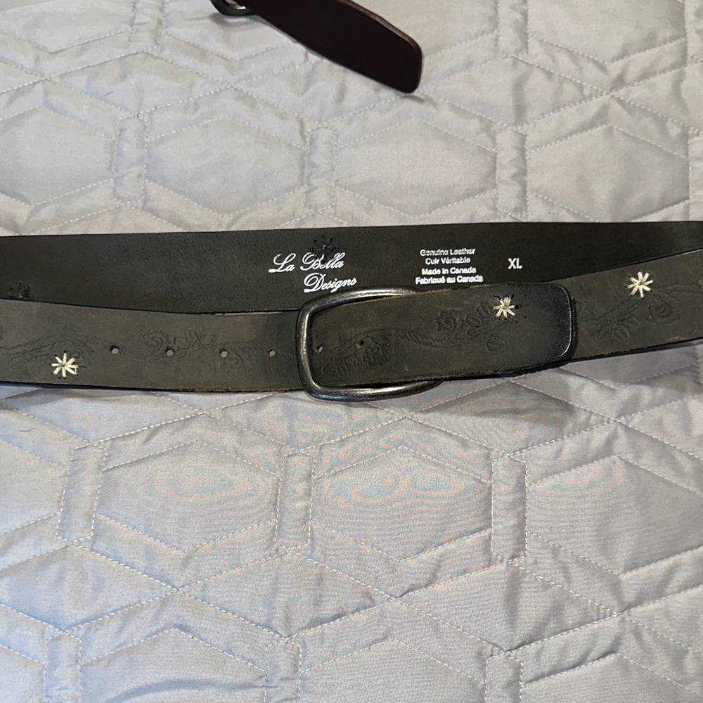 Sz XL⭐️3️⃣💰Quality Full Grain Leather Belts. New Vintage and lightly worn. - Picture 6 of 8